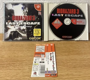 BIOHAZARD 3 Last Escape Resident Evil Dreamcast Sega dc Japan Tested Obi - Picture 1 of 8