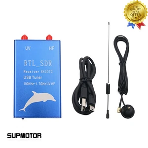 RTL SDR USB Receiver Tuner UHF VHF HF RTL2832U+R820T2 with Telescopic Antenna - Picture 1 of 8