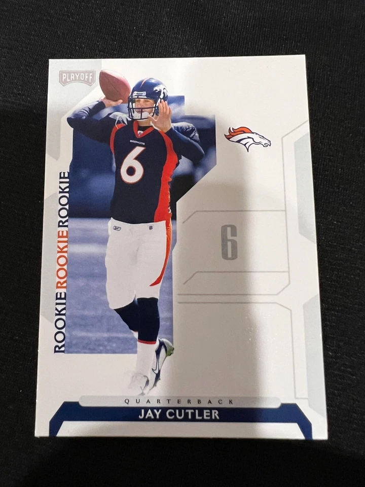 JAY CUTLER Denver Broncos 2006 Playoff NFL Playoffs Rookie Card RC #74 - Image 1 of 1
