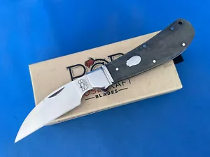 RoseCraft Blades RCT005-GY Clinch River Swayback Knife Smoky Gray Bone D2 - Picture 1 of 8