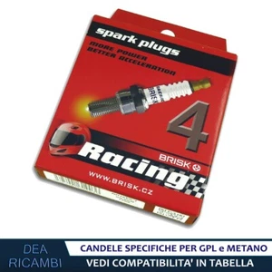 4 Candele Gas GPL Metano Brisk Silver Mazda Mx-5 2.0 2005-15 Cod. RR15YS-1 - Imagen 1 de 4