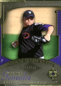 2005 Ultimate Collection Arizona Baseball Card #161 Enrique Gonzalez RC
