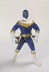 1996 Bandai Power Rangers Zeo Blue Ranger Action Figure Vintage  - Picture 1 of 2