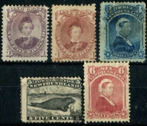 NEWFOUNDLAND 1868 SG34/39 (NO 36) CAT £320 - Picture 1 of 1