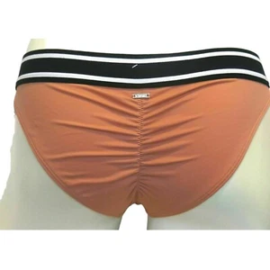 Victoria's Secret PINK Peach Ruched Banded Mini Bikini Swim Bottom S - Picture 1 of 2
