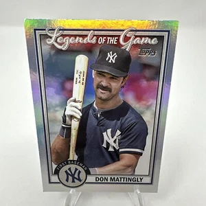 DON MATTINGLY 2023 TOPPS SERIES 2 LEGENDS OF THE GAME FOIL INSERT LG-15 YANKEES! - Picture 1 of 2
