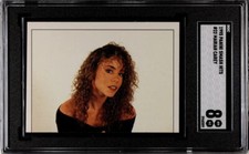 1995 Mariah Carey RC SGC 8 Panini Smash Hits Sticker #22 Rookie