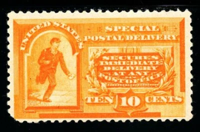 Scott E3 OG MNH VF US 1893 Special Delivery Tear SCV $650 - Image 1 of 2
