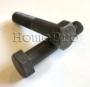 HECHO EN EE. UU. 3/8-24 X 4-1/2 GR 8 ROSCA FINA TORNILLOS HEXAGONALES TAPA NEGRO (10) - Imagen 1 de 1