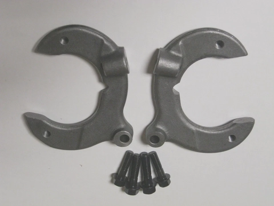 Forged Caliper Mounting 2 Brackets Mustang II Spindles Ford Chevy Street Rod - Image 1 of 1
