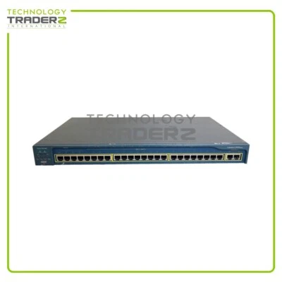 WS-C2950T-24 Cisco Catalyst 2950 24-Port Network Switch W/O Ear Brackets - Image 1 of 2