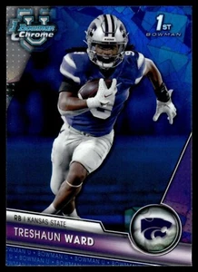TRESHAUN WARD 2023 BOWMAN CHROME SAPPHIRE 1ST - Picture 1 of 1