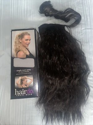 Poni Hairdo 18" Beach Curl Medio Marrón Oscuro REBAJADO $ Foto 1 de 4
