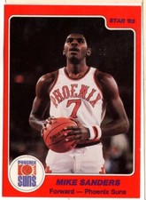 1984-85 Star #50 Mike Sanders Suns