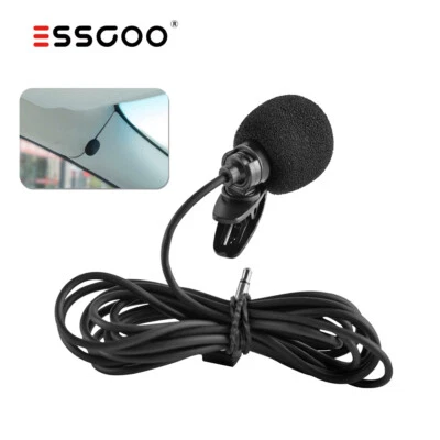 3.5mm Externe Mikrofon Microphone Mic Für PC Autoradio DVD GPS MP5 Navigation - Bild 1 von 4