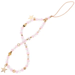  Handy Kette Telefonschmuckband Handy-Schlüsselband Mit Perlenanhänger - Zdjęcie 1 z 12