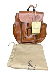 Patricia Nash Women's Backpack Aberdeen Brown Leather Purse Bag - Picture 1 of 15