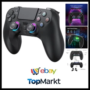 Wireless Controller für PS4, Game Controller Kompatibel mit PS4/Slim/Pro/PC, ... - Bild 1 von 11