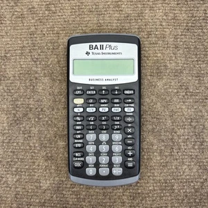 Texas Instrument Calculator BA II Plus tested working with cover - Picture 1 of 2