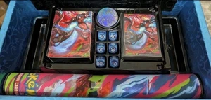 Mega Charizard X EX Playmat Deck Box Hüllen Münze Würfel Set - Kostenloser Versand - Bild 1 von 1