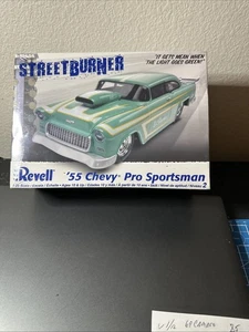 Revell Streetburner '55 Chevy Pro Sportsman kit modellino scala 1:25 nuovo sigillato 2046 - Foto 1 di 6