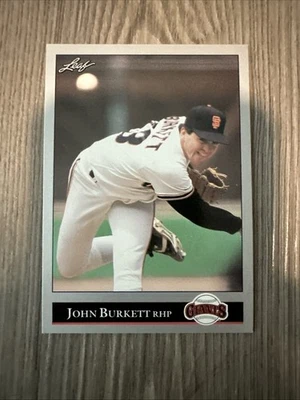 1992 Leaf #179 John Burkett - Image 1 of 2