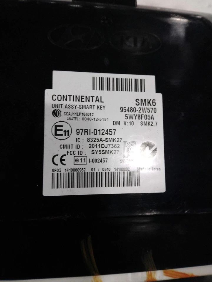 2015 Hyundai Santa Fe Ignition Control Module OEM 954802W570 Used 105k Mi - Image 1 of 4