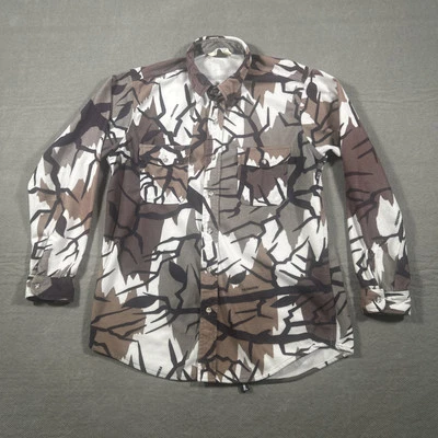 Camisa camuflada vintage LL Bean Predator para hombre L polar abotonada manga larga Polartec Foto 1 de 4