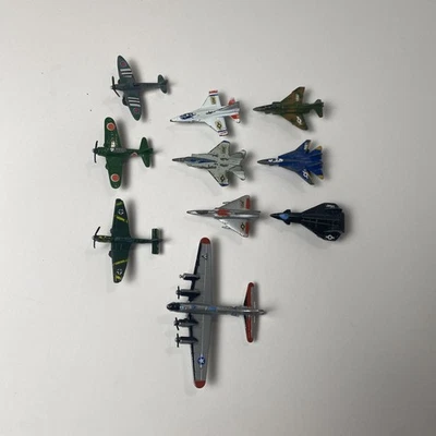 Vintage Diecast Planes Jets  Lot Tootsie Toys Lot Of 10 - Image 1 of 4