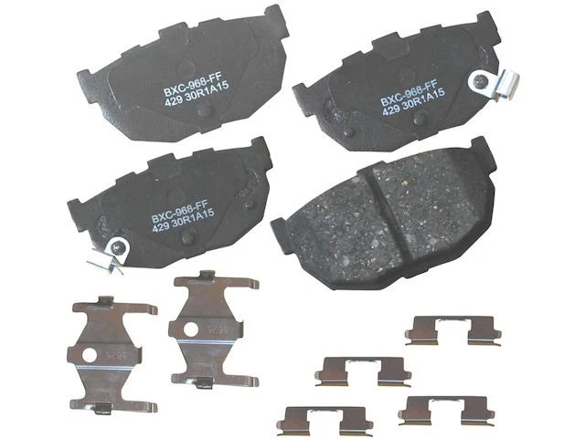 Rear Brake Pad Set For 2004-2009 Kia Spectra 2.0L 4 Cyl 2005 2006 2007 JW596FT - Image 1 of 1