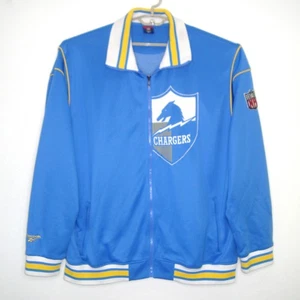 Vintage NFL Gridiron Classic San Diego Chargers Reebok Zip Up Jacket Size XXL - Picture 1 of 18