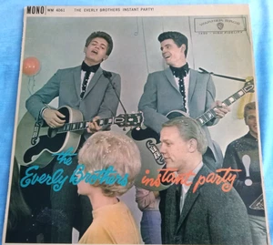 THE EVERLY BROTHERS, INSTANT PARTY, 1962 WARNER BROS LABEL, POP, R&R, EX+ / EX. - Picture 1 of 4