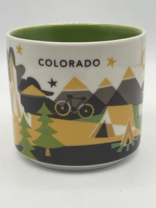 Starbucks Colorado 2015 You Are Here Collection 14 oz Coffee Tea Mug Cup - Picture 1 of 8