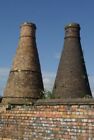 PHOTO  KILNS BY THE CALDON CANAL TWO REMINDERS OF THE POTTERIES' TRADITIONAL IND