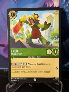 Lorcana Fred - Mascot by Day 75/204 Common Normal Azurite Sea Non Foil - Picture 1 of 1