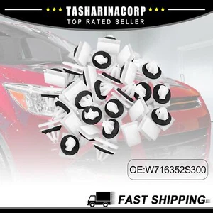 Fit for Ford Escape Plastic Rivet Fastener Clip Fastener W716352S300 30/lot - Foto 1 di 6