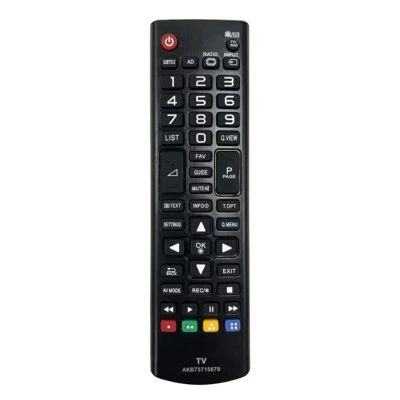 WFSMARTS Télécommande neuve AKB73715679 pour TV LCD LG 42LB626V 32LB561B 32LB551U 32LB...
