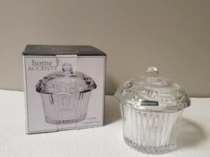 NEW GODINGER SHANNON CRYSTAL 5 3/4" CUPCAKE BOX WITH LID by HOME ACCENTS - Picture 1 of 9