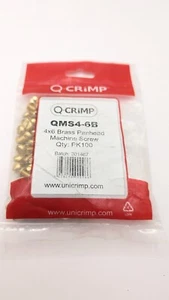 M4 × 6mm Brass Pan Head Slotted Screw - Picture 1 of 2