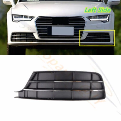 Left Front Bumper Fog Light Lower Grille Cover For Audi A7 2016-2018 LH - Image 1 of 4