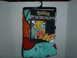 Pokemon Nintendo Northwest Company Pikachu & Gang 46 x 60 Manta Nueva Con Etiquetas - Imagen 1 de 1