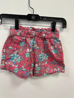 Pantalones Cortos Janie and Jack Niñas Talla 4 Rosa Azul Floral ¡Tela Adorable y Cómoda! Foto 1 de 4