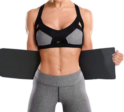 Waist Trimmer Belt Sweat Band Wrap Tummy Stomach Weight Loss Fat Burner Slimming - Image 1 of 4