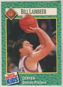 1990 Sports Illustrated for Kids Insert #129 Bill Laimbeer Detroit Pistons - Picture 1 of 2