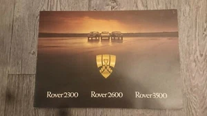 Folleto de mercado del Reino Unido ROVER 2300 2600 3500 SD1 C.1977-1978 - Imagen 1 de 1