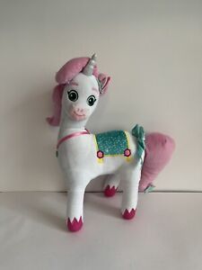 Nickelodeon Nella the princess knight unicorn stuffed animal plush 14”
