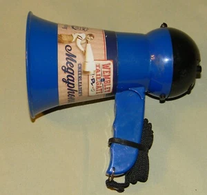 Wembley Tailgate Cheerleaders Electronic Megaphone Blue With Siren & Strap - Picture 1 of 8