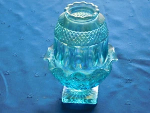 Westmoreland blau Karnevalsglas Feenlampe alias Feenlicht - Bild 1 von 3