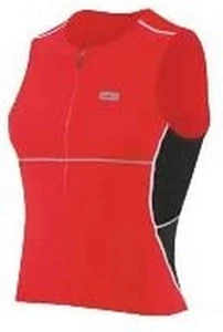 NEW Louis Garneau Men's Comp Sleeveless Tri Top Ginger Medium - Picture 1 of 1