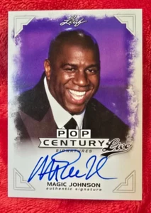 2014 Leaf Pop Century MAGIC JOHNSON AUTO  LA-MJ1  NM   (57) - Picture 1 of 2